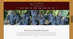 Desktop Screenshot of munsellevineyards.com